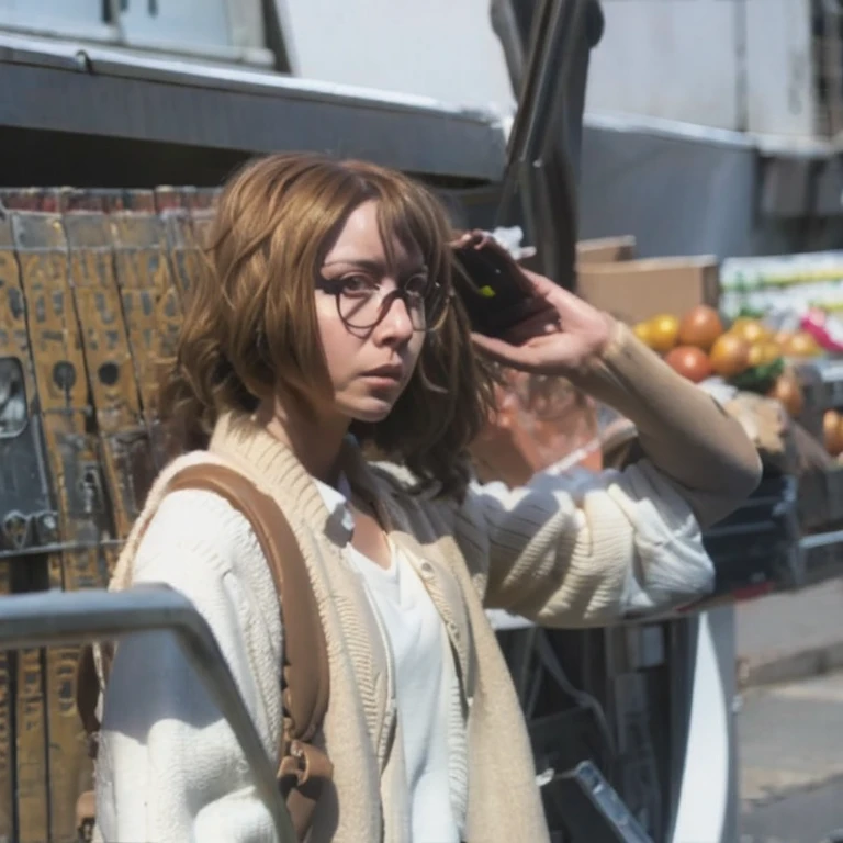 Chica con lentes