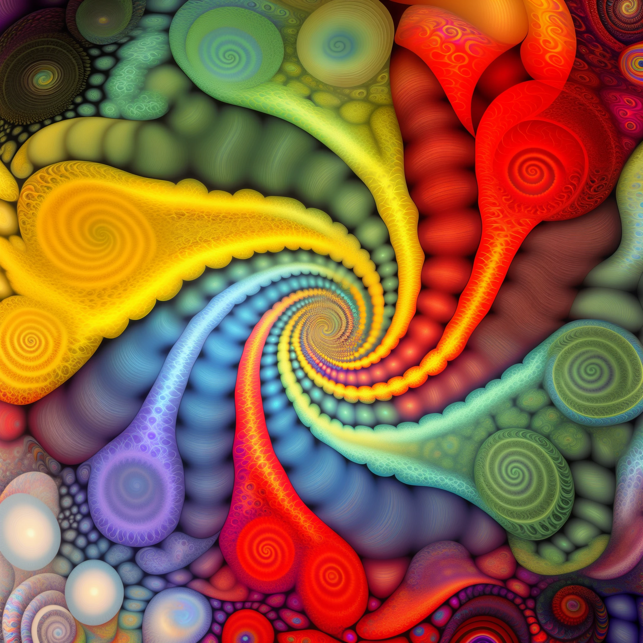 Close-up of colorful swirls and whorls, Psychedelic Therapy, quirky and psychedelic, psychedelic art, psychedelic trip, Psychedelic fractals, psychedelic art style, illusion psychedelic art, strange fractal, Very trippy and abstract, psychedelic surreal art, Colorful and psychedelic, Psychedelics, surreal psychedelic design, Paint swirl and phyllotaxis