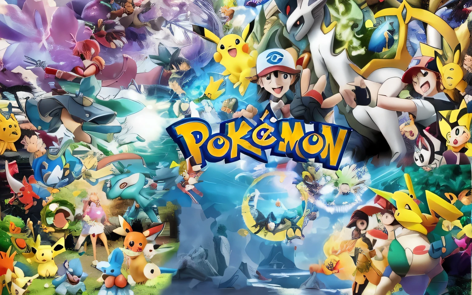 Pokemon,Collection of characters,bright