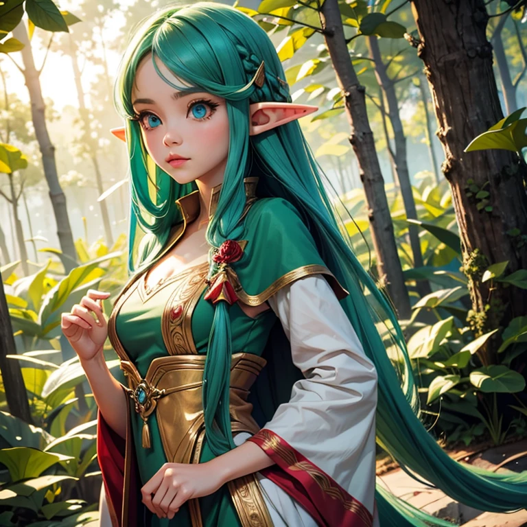 elf girl long hair