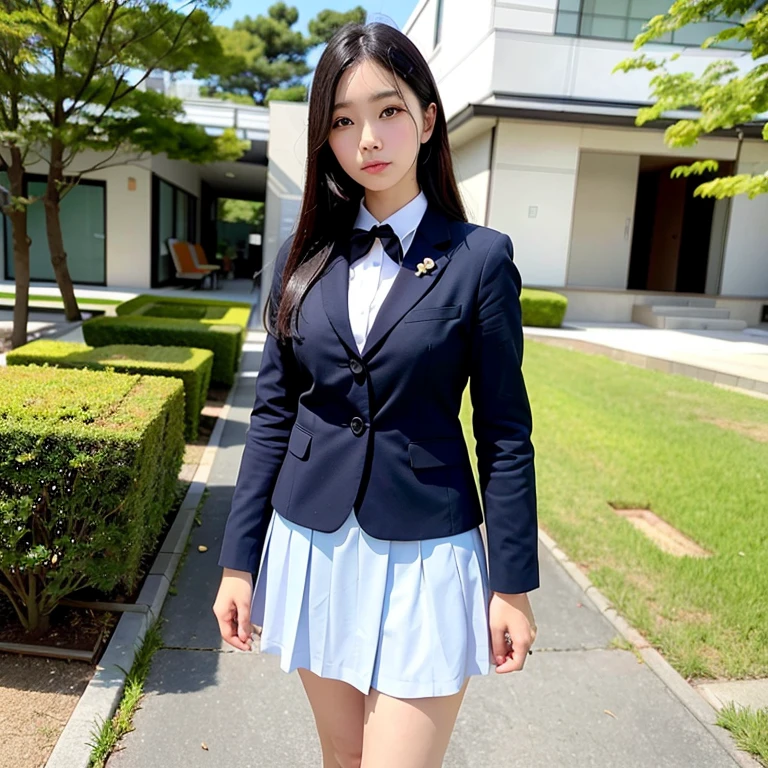 Japanese beauty、peek from below、mini skirt、perfect face、perfect style、uniform、
