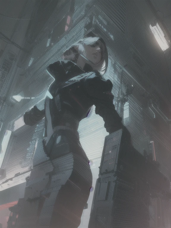 ((La mejor calidad)), ((obra maestra)), (muy detallado:1.3), ...............................................................................................................................................3D, Beautiful (cyberpunk:1.3) Mujer hacker, peinado corto,pelo corto, Volver al visor, cabello grueso, Terminal de ordenador operativo, Pantalla montada en la cabeza, computer server, Pantalla LCD, fiber optic cable, Logotipo de la empresa, HDR (High Dymanic Range), Trazado de rayos, NVIDIA RTX, Super resolution, Irreal 5, Subsoil Scatter, Textura PBR, Post-procesamiento, Anisotropic filtering, profundidad de campo, maximum sharpness and sharpness, Texturas multicapa, Albedo y Highlight Maps, Sombreado de superficies, Accurate simulation of light-material interactions, proporciones perfectas, Renderizado de octanaje, duotone lighting, ISO bajo, balance de blancos, Regla de los tercios, amplia apertura, 8K RAW, efficient sub-pixels, sub-pixel convolution, glow particles, dynamic  pose