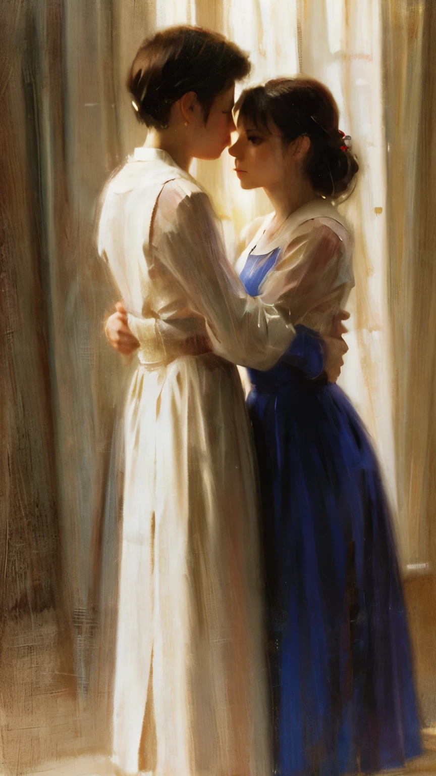 Capture an evocative scene where confessions dance between the lines, portraying the emotional depth of shared secrets. The indoor setting should be well-lit, allowing for detailed shots that convey the intimacy and vulnerability of the moment. Utilize a 50mm lens for a focused perspective, emphasizing the subject and the written lines. Aim for a high-resolution image that realistically captures the dance of confessions and the subtle emotions involved. Draw inspiration from photographers skilled in capturing moments of intimacy and shared emotions on platforms like Deviantart and Behance.