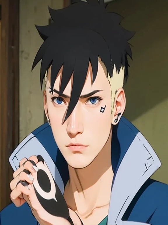 Kawaki character display. Kawaki Character from film boruto, Cinematic, highly detailed, highly realistic, 8K ultra HD,
