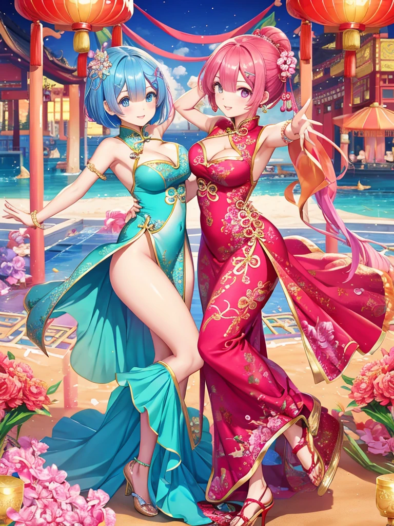 ((rem,re zero,brant,blue hair,short hair)), enchanting, adorned, charming, feminine, coordinating, accessorized, cute, playful, frilly, captivating,  stylish, bedazzled,  embellished, charming, Chinese-inspired dresses, intricate, glamorous, radiant, stunning, coordinated, adorable, pastel-colored, bikini, tropical, glamorous, coordinating,  vibrant, accessorized, charming, Chinese-inspired dresses, posing, enchanting, adorned, stunning, coordinated, beachy, vibrant, playful, frilly, captivating, charming, Chinese-inspired dresses, enchanting, adorned,glamorous, coordinating, flowing, accessorized, captivating, Chinese-inspired dresses, enchanting, adorned, charming, feminine, glamorous, coordinating,  flowing, accessorized, cute, vibrant-colored, frilly, twirling, enchanting, adorned, charming, Chinese-inspired dresses, posing, captivating, alluring, stylish, bedazzled, dancing, embellished, glamorous, radiant, stunning, coordinated, adorable, vibrant, playful, frilly, twirling, enchanting, adorned, charming, Chinese-inspired dresses, posing, enchanting, adorned, dancing, glamorous, coordinating, chic, flowing, accessorized, vibrant, captivating, alluring, stylish, bedazzled, charming, Chinese-inspired dresses, enchanting, adorned, stunning, coordinated, beachy, vibrant, playful, frilly, twirling, captivating, charming, Chinese-inspired dresses, posing, enchanting, adorned, dancing, glamorous, coordinating,flowing, accessorized, vibrant, captivating, Chinese-inspired dresses, posing, enchanting, adorned, stunning, coordinated, adorable, pastel-colored, bikini, tropical, glamorous, coordinating, vibrant, accessorized, charming, Chinese-inspired dresses, posing, enchanting, adorned, stunning, coordinated, beachy, vibrant, playful, frilly, twirling, captivating, charming, Chinese-inspired dresses, 