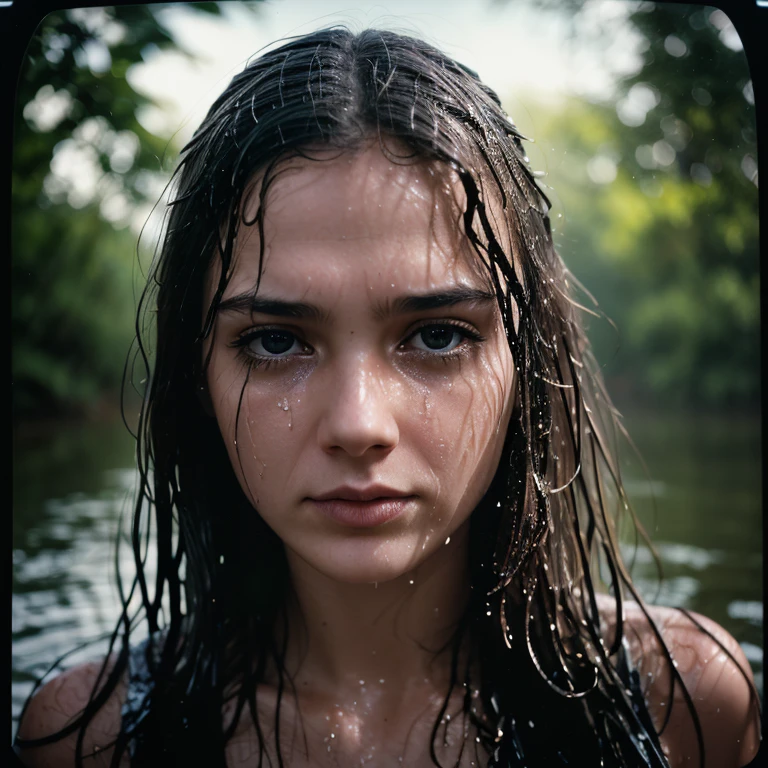 Best quality, masterpiece, ultra high res, (photorealistic:1.4), raw photo, 1girl,
wet hair, wet body, water drop on the skin, directed by shane mcmellen, in the style of neon-lit pop art, photo taken with ektachrome, distorted portraiture, surreal sculpture, gothic dark and moody tones, softbox lighting, instax film
crying
