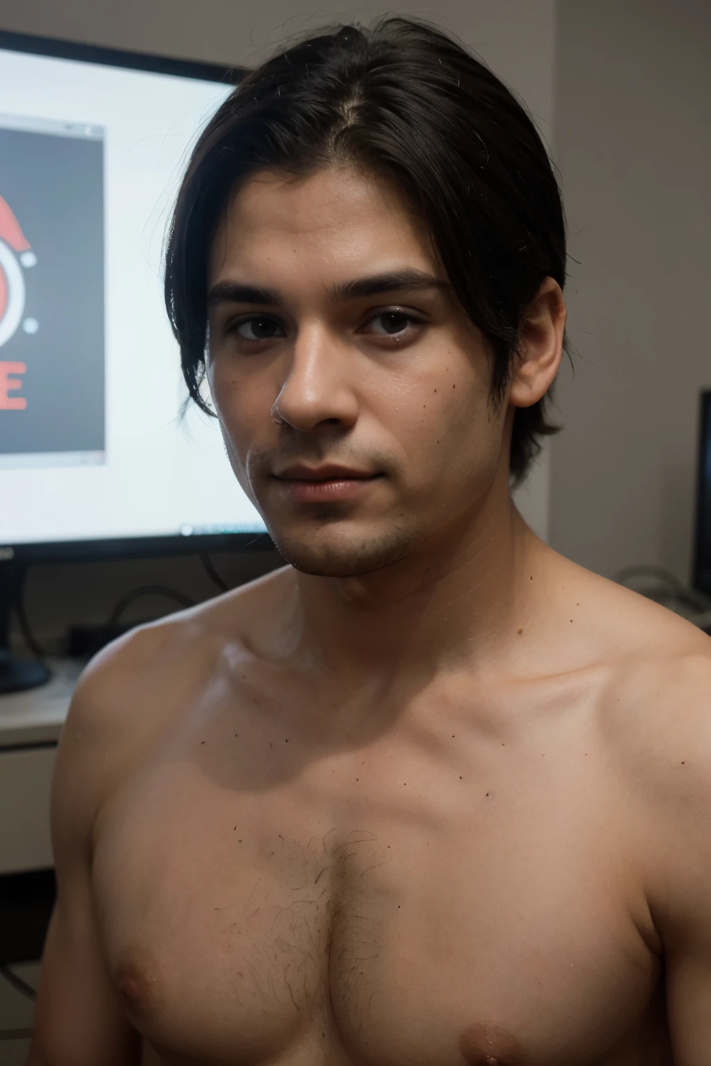APRESENTADOR ILUSTRADO GAMER SENTADO FRONTAL