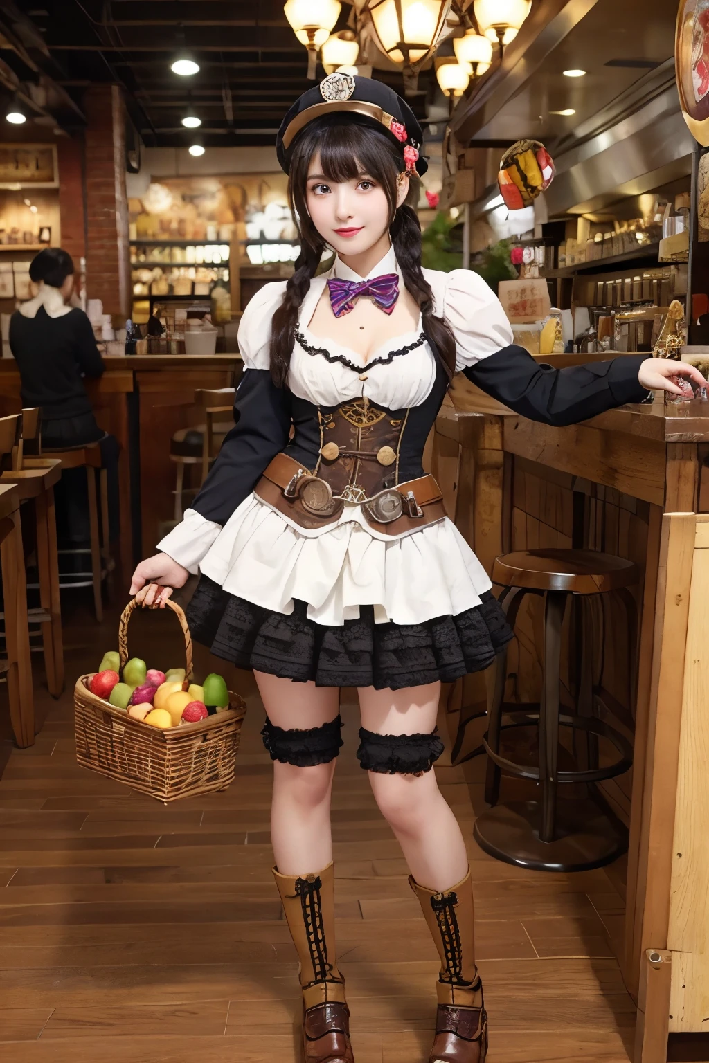 fruit girl、good style、、、whole body、、、、、、fruity steampunk costume、