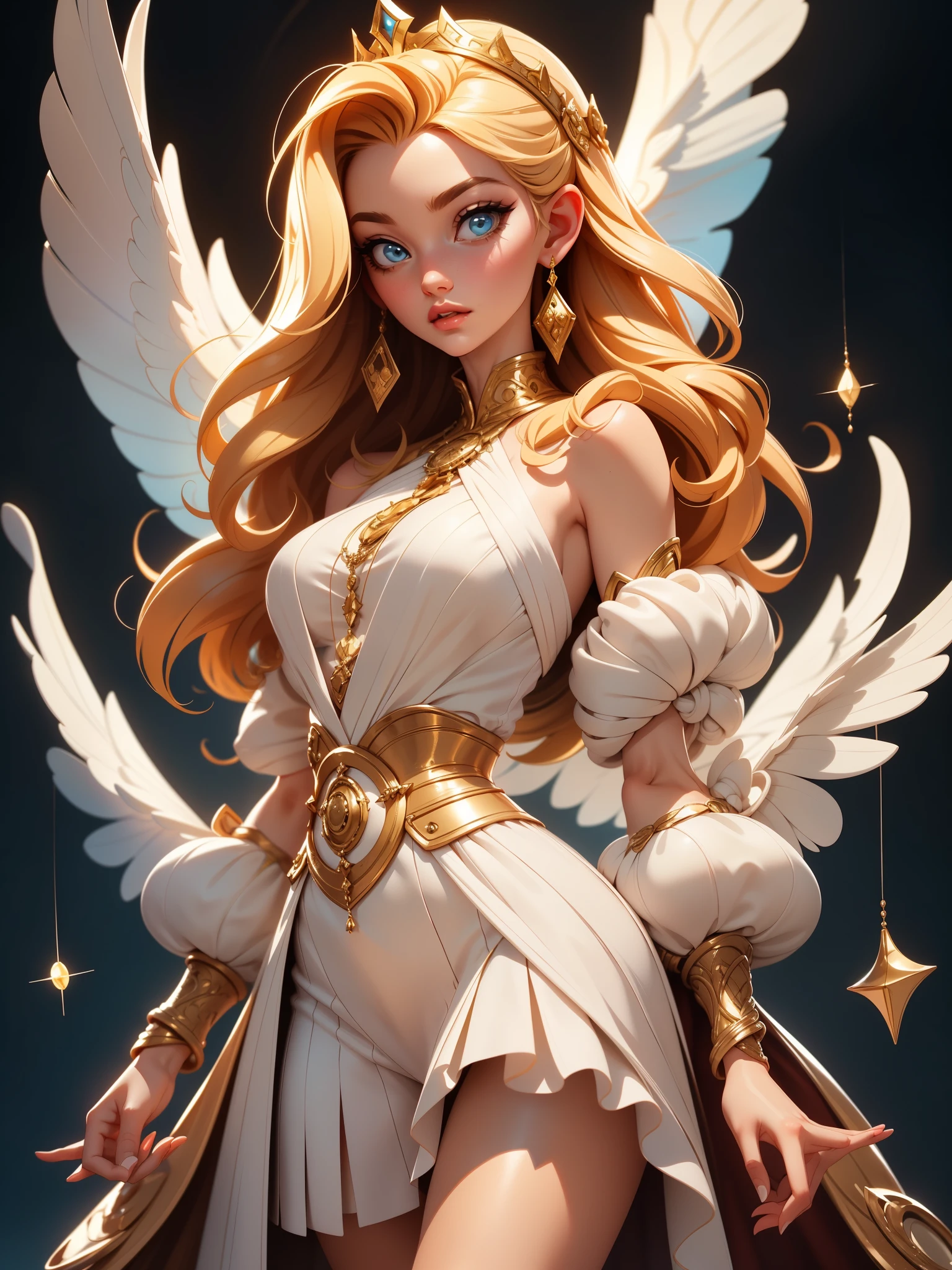 (best beautiful:1.2), (masterpiece:1.2), (best quality:1.2),(best beautiful:1.2), (masterpiece:1.2), (best quality:1.2), woman, beautiful dress ornate, mdjrny-v5, style portrait of a gorgeous blond female in the style of stefan kostic, half body shot, sharp focus, insanely detailed, intricate, elegant, art by stanley lau and artgerm, extreme blur flames background, Princess girl with wing, Blue, Pastel, glitter, dramatic, dreamy, pastel, Watercolor, Whimsical, Delicate, seashell crown, Trending on Artstation, Highly detailed, Intricate, Portrait, digital painting, Fantasy theme, Fantasy robes, Fantasy concept art, Fantasy character art, Smug, Teenage girl, perfect body, full body, dreamy, pastel, Watercolor, Whimsical, Delicate, seashell crown, A woman, skin pale pores texture, hair blonde, photograph (Greece, Mythology:1,3) beauty in dress glass,Intricate Surface Detail, Sparkle Core, Dreamli