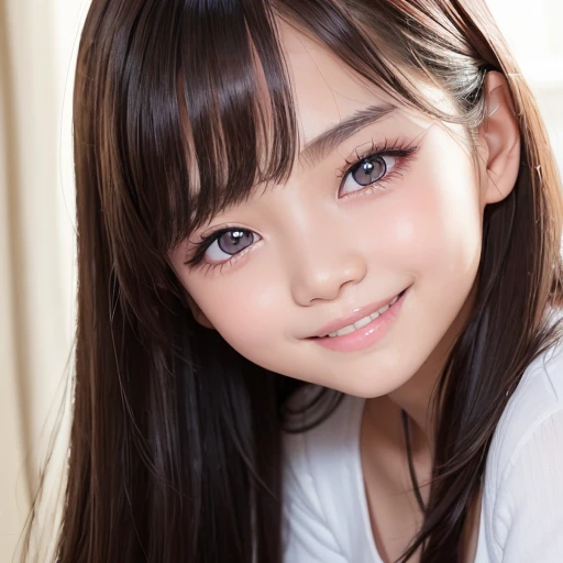 (One Girl), ((Very cute face)), Great face and eyes, (Highly detailed eyes, Highly detailed face), Fresh, Very beautiful appearance, (Ultra-realistic, High resolution), (highest quality:1.4), RAW Photos, (Realistic, Realistic:1.37), Professional photography , (Wet and see-through sailor uniform:1.1)  , Smile a little, (look at me) , Portrait of a Girl  , (gigantic breasts:1.3)   , (((************)))   , ((junior high school student)), (light brown short hair:0.9) , (wavy hair:1.3) , (Nipples visible through sailor uniform:1.3) , (Pussy juice:1.3) , (Please tilt your head a little) , Perfect nipples , ((Nipples are light pink )) , ((light pink areola))  , (selfie), (The man is licking her nipples:1.4) , (sweating cleavage:1.2) , (cum on her breasts ) , (small nipples) , ( one hairpin ) , (upper body) , (lying down on the bed:1.3) , (***********:1.4) , (sleep on your back) , (young face:1.5) , arms up