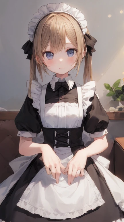 (masterpiece, highest quality), whole body, 1 girl, alone, maid dress, Classic Maid