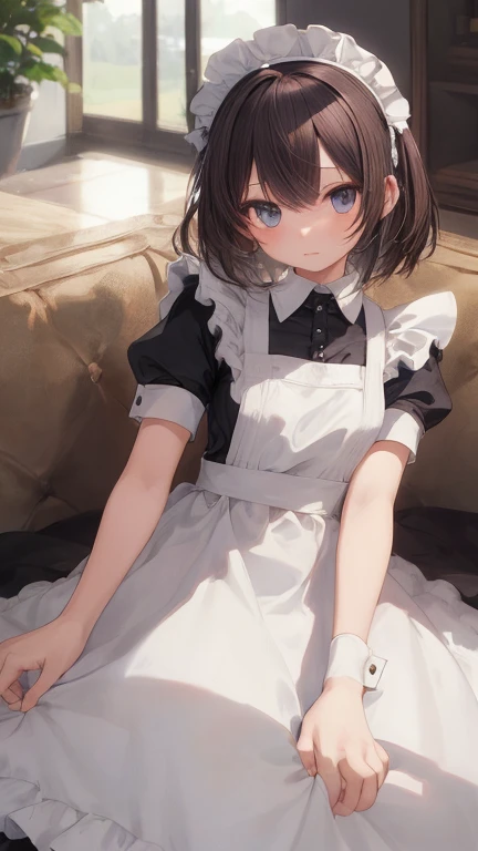 (masterpiece, highest quality), whole body, 1 girl, alone, maid dress, Classic Maid
