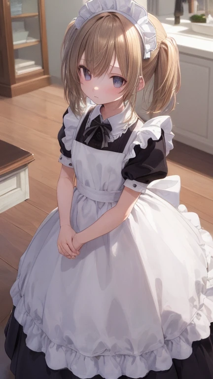 (masterpiece, highest quality), whole body, 1 girl, alone, maid dress, Classic Maid，Standing picture，whole body