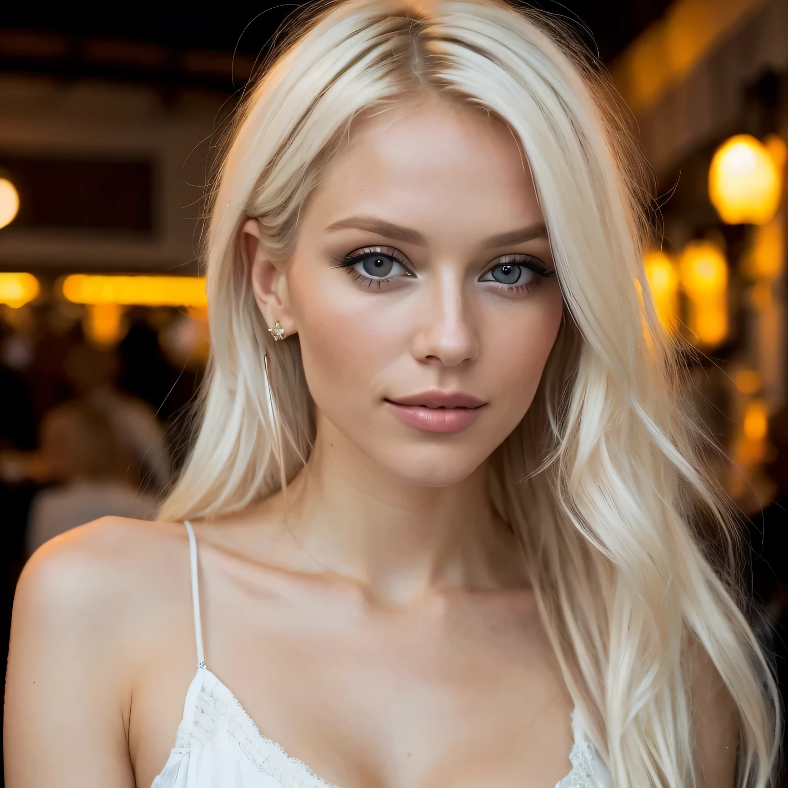 blond woman in a white folder posing for a picture, a portrait by Seb McKinnon, reddit, digital art, blonde goddess, beautiful blonde girl, gorgeous woman, dasha taran, beautiful blonde woman, sexy girl, anna nikonova aka newmilky, instagram model, a gorgeous blonde, stunning woman, irina nordsol kuzmina, gorgeous female, sexy look at the camera, dancing in a club,