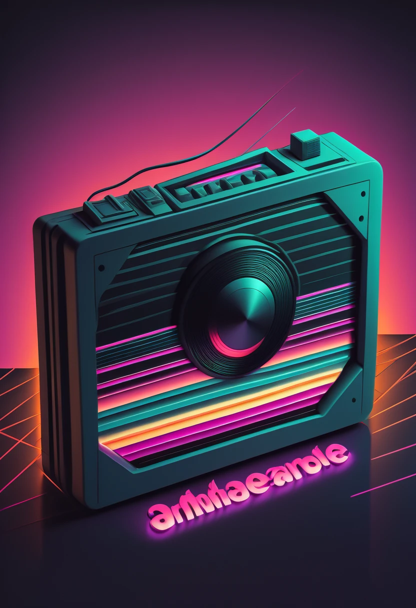 Retrowave, synthwave, a vintage vinyl record, dusty, scratches, old-fashioned, worn-out, grooves, retro design, classic music, spinning round and round, turntable, needle, musical nostalgia, soft crackling sound, black and white album cover, vintage vibes, nostalgic atmosphere, timeless melodies, spinning discs, analog sound, 80s style, music lovers, vinyl collection, laser show, immersive experience, dance floor, vibrant nightlife, disco ball, party atmosphere, pulsating beats, euphoric moments, electric energy, exhilarating ambiance, mesmerizing light effects, immersive audio experience, Vaporwave Aesthetic style and zentangle style, retrowave. synthwave, retro futuristic, video game, vector vaporwave,,blurred, crunch it, make it outstanding, the best emotive silhouette ever, sparkles, musical explosions, flying musical notes, magical, thanks. By Tupu...lol...