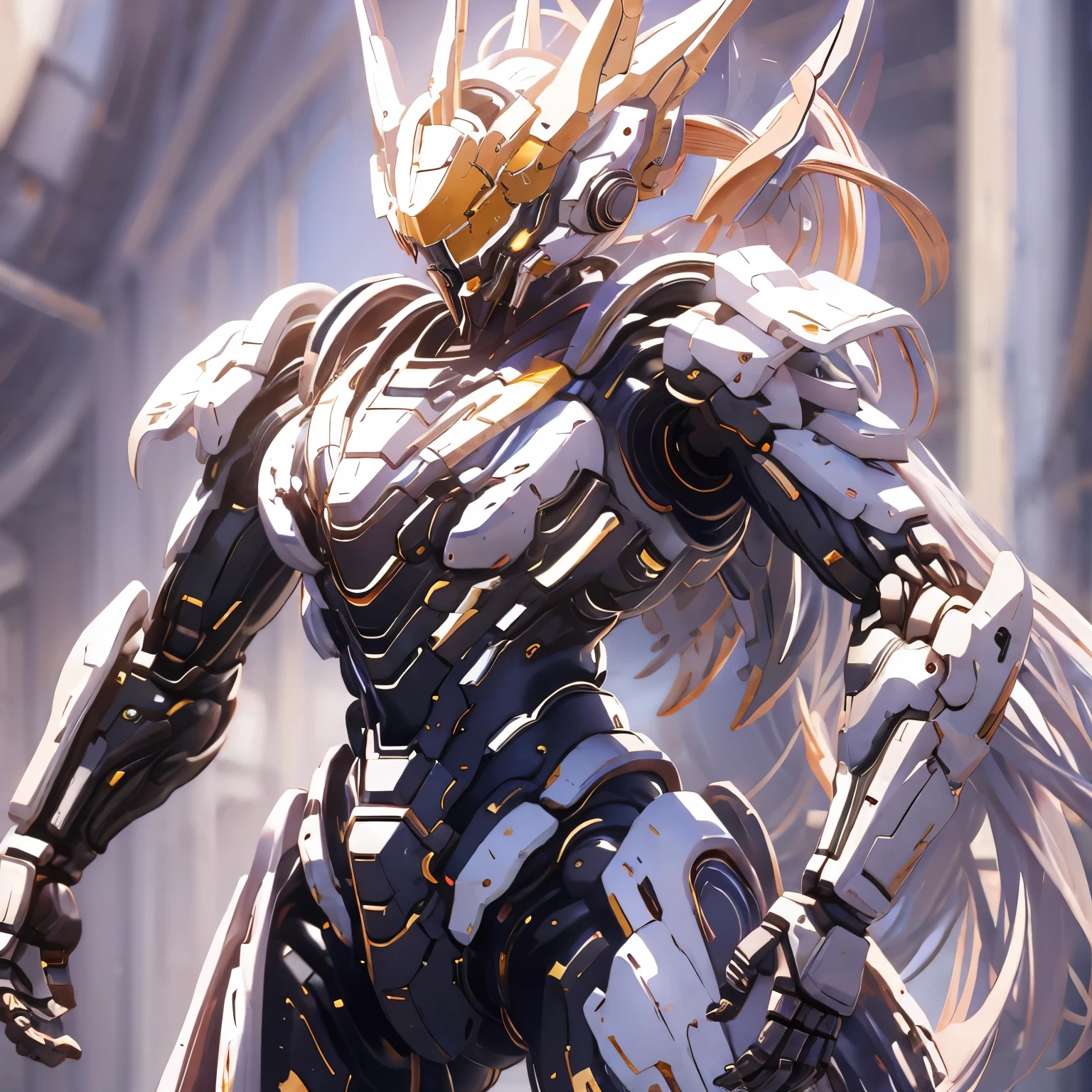 masterpiece,Studio quality,Mecha warrior