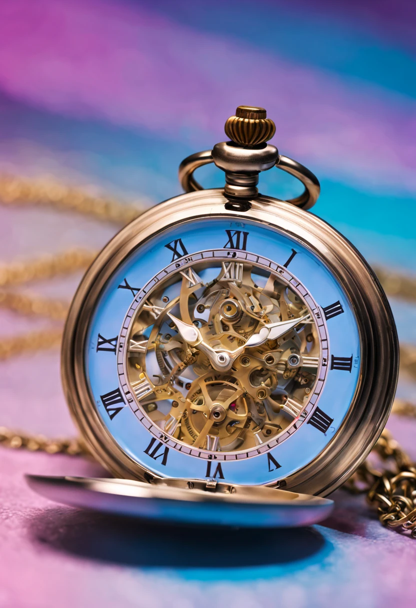 Pocket Watch Design Vaporwave Aesthetic/vaporwave aestheticss/vaporwave aesthetics.late 19th century victorian era,Emphasis on vintage decor and design elements.Retro Style,Create unique fashion and artistic expressions.Atomization surroundings.bokeh background.(best quality,4K,8k,high resolution,masterpiece:1.2),super detailed,(actual,photoactual,photo-actual:1.37)ultra high definition, precise, anatomically correct, masterpiece, best quality