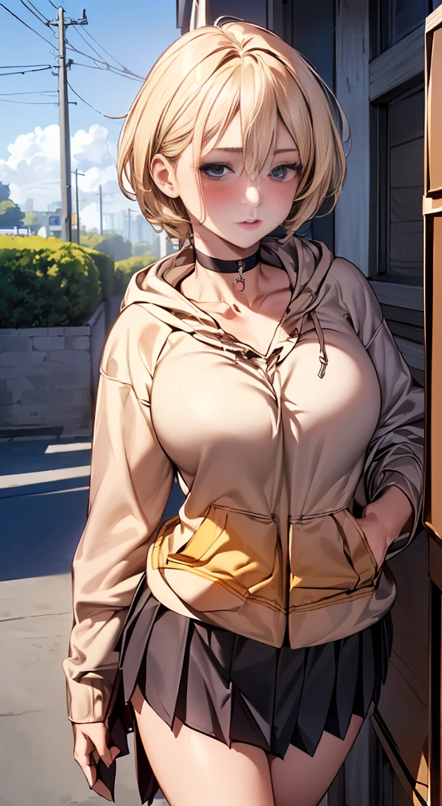 Browsing Caution,girl, Fair skin, Light brown hair, Long Bangs, Big Breasts, Thin legs, Pink Sweater, Grey Pants, Black boots, Dark brown eyes, anime, 2D, comics. Ultra HD、Highest quality、8k(大人向けcomicsのワンシーンを描いた作品), ((Manga style line drawing background)), ((Pleated skirt, Round face, Realistic sized eyes, Droopy eyes, blush, Sweat, Smile of shame, Thin lips, Spread your legs)), (((Stand up and slam your groin into the corner of the table, orgasm))), Open your mouth, On the sidewalk, Terrace table,Sexy pose、No pants, no bra、Spreading pussy、Peeing、Puddles on the floor、2人のgirl、A penis in the hand