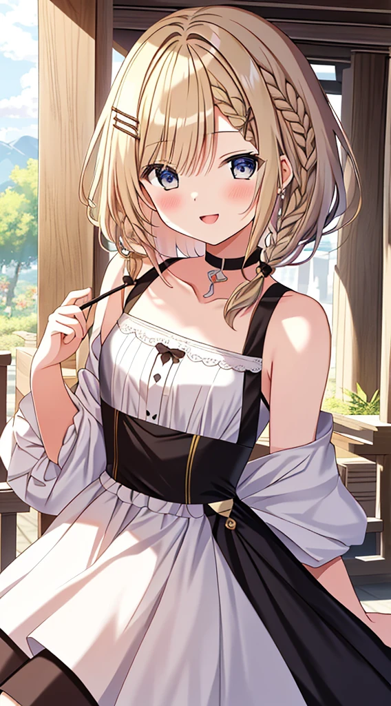 (Incredibly absurd absolute solution: 1.5), 最high quality, masterpiece, ultra high resolution, 8K, (multiple girls), (Gorgeous dress with many gorgeous and colorful decorations) BREAK girl manga style, (), Soft lineart, digital enhancement, shojo manga touch, Scene of environmental change, shojo manga core, ( shoulder-length hair))), (((short braids))), open your mouth and laugh, Close ~ eyes, ancient city of the west, Angle where the whole body can be seen, get tangled, beautiful and aesthetic: 1.5, high quality: 1.3