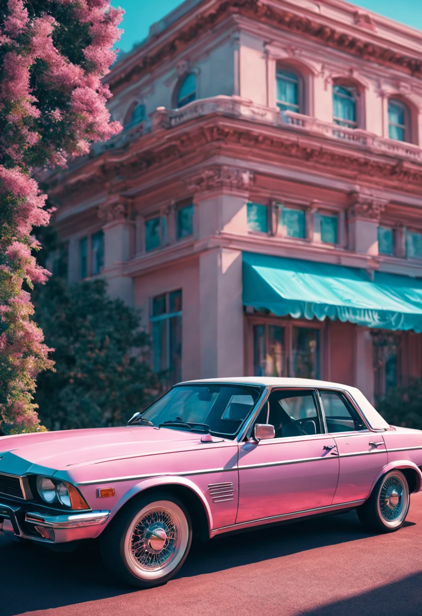 Retro Car Design Vaporwave Aesthetic/vaporwave aestheticss/vaporwave aesthetics.late 19th century victorian era，Emphasis on vintage decor and design elements.Retro Style，Create unique fashion and artistic expressions.Atomization surroundings.bokeh background.(best quality,4K,8k,high resolution,masterpiece:1.2),super detailed,(actual,photoactual,photo-actual:1.37)ultra high definition, precise, anatomically correct, masterpiece, best quality