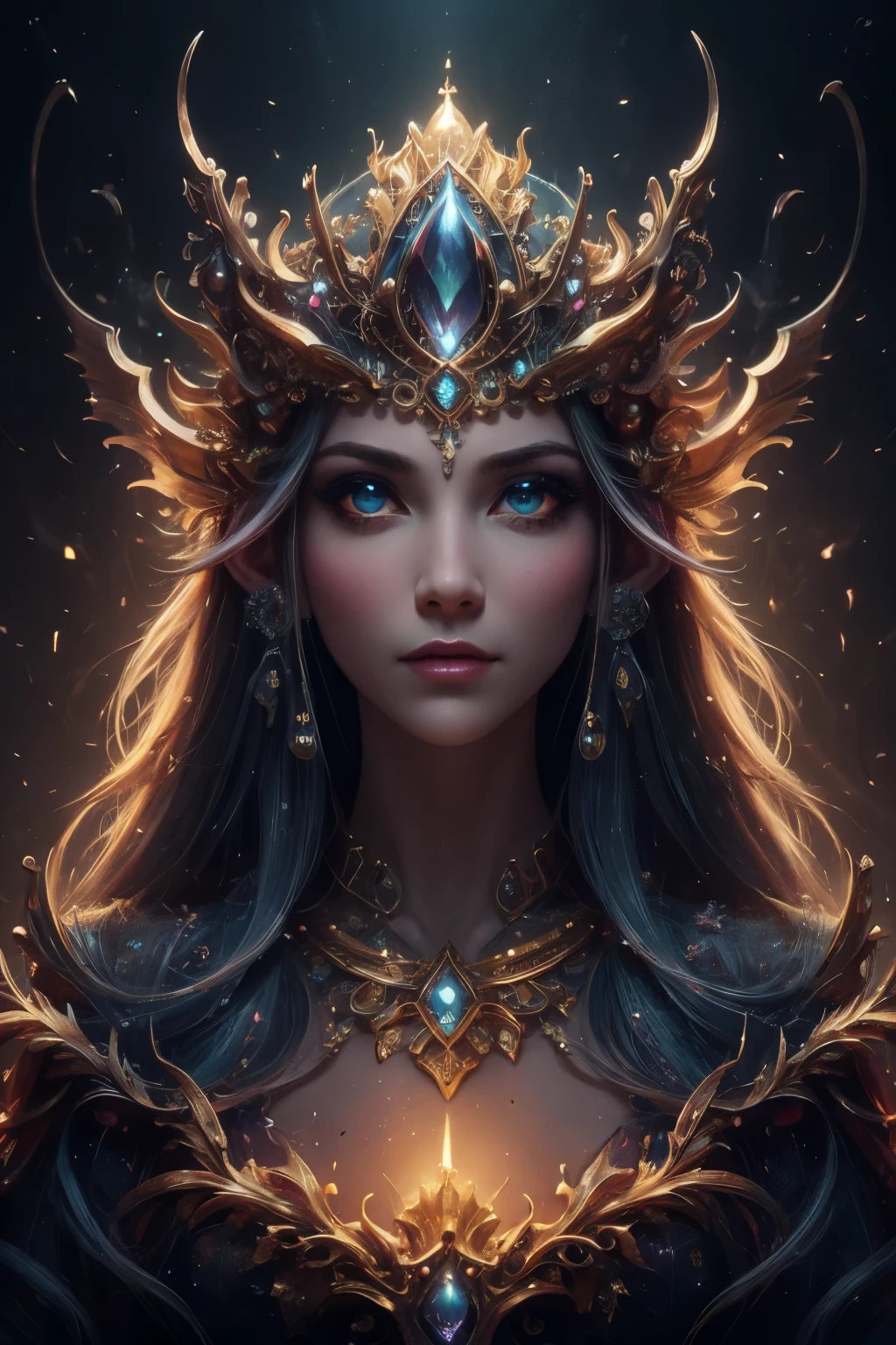 (Best quality, 4k, High-resolution, Masterpiece:1.2), Ultra-detailed, Realistic, Radiant lighting, Epoch Elves, Portraits, Fantastical colors, Fine art, Ethereal beings, Dreamlike, Whimsical creatures, Detailed facial features, Glowing eyes, Elven beauties, Ethereal glow, Mythical creatures, Harmonious composition, Dazzling colors, Stunning visual effects, Otherworldly appearance, Mesmerizing artistry, 