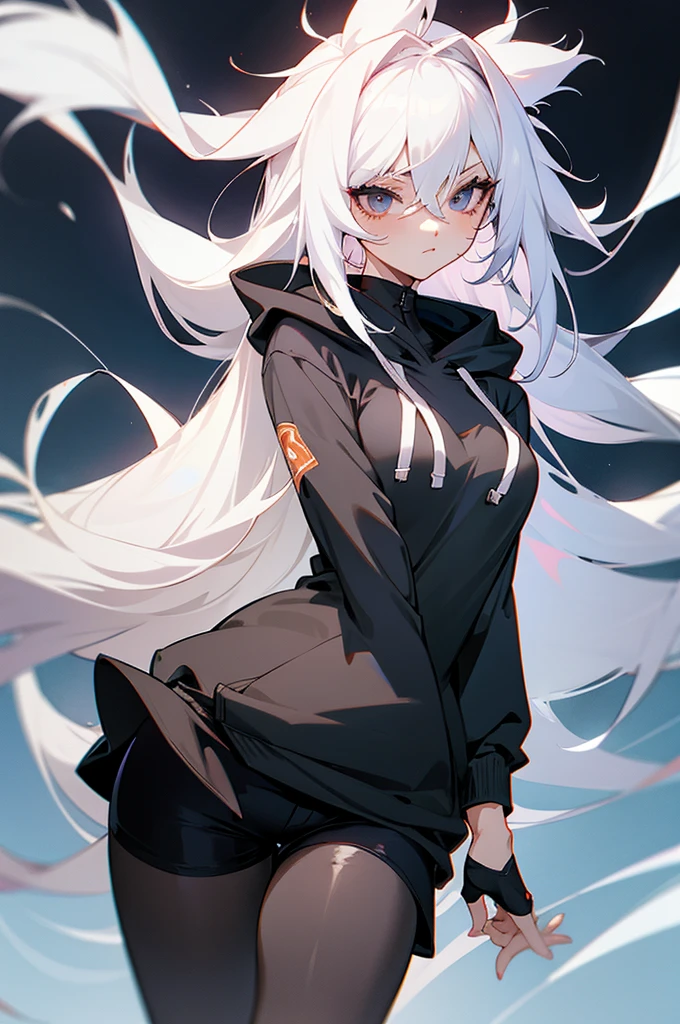best quality, ultra precision, 1girl, cute, little girl, young, boyish, childish, big breasts, silver hair, cat ears, blue eyes, beautiful eyes, girl, ecstasy, sailor collar, estrus, metestrus, start to undress, naughty mood, she loves you, lost virgin, virgin, blush, sexy, beautiful skin, big bow on chest I'm not wearing panties BLUE SWEATER, BLACK SHIRT, SHIRT UNDER SWEATER, OFF SHOULDER TOP) Tsundere M-shaped legs