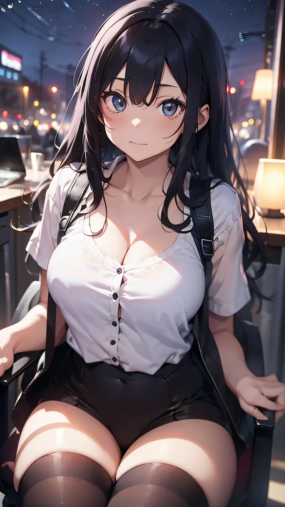 Anime girl with big breasts posing in front of the window, ((open the chest of the shirt with your hands)),((Bra exposed)), ((Shyly look away)), ((Upper body)), (people々focus on)), seductive anime girl, Best Anime 4K Kona-chan Wallpaper, perfect white haired girl, attractive anime girl, 4k anime wallpaper, 4K Manga Wallpaper,, detailed digital anime art, Anime Best Girls, beautiful anime girl, cyber punk, Detailed anime artwork, Beautiful and attractive anime women