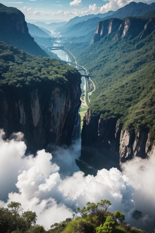 ((masterpiece)), (((best quality))), ((ultra-detailed)), (Amazing:1.1), beautiful, nature, sky and ground, heavy wind, windsweeped, line cloud,Light shoot from the cloud, in a lush remote folige jungle with jungle wildlife and fauna, award winning photo, BLN-L24, Exposure,High Contrast,Low Saturation,High Saturation 8k 3D, F 2.8 lens, Aerial View, Cinematic lighting