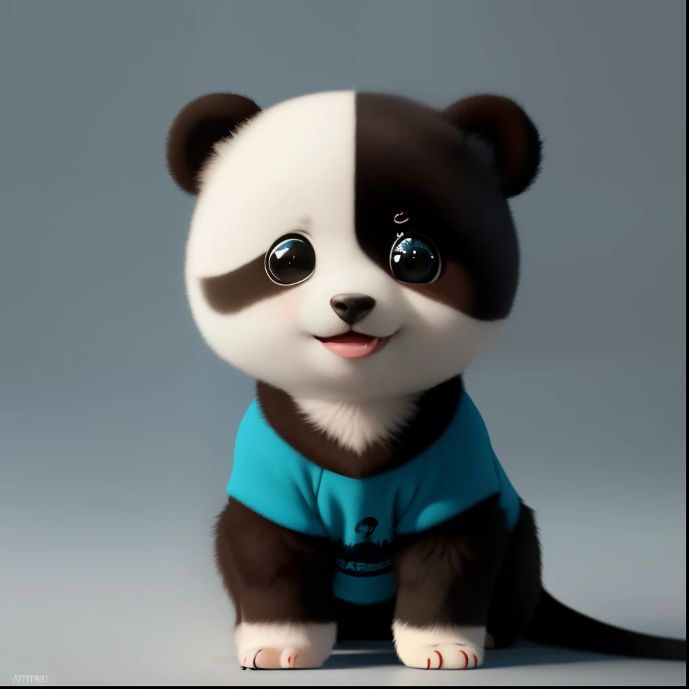 (masterpiece), (best quality), (Super detailed), (whole body:1.2), Super cute, , Pixar, babyda in pajamas, big bright eyes, fluffy, Smile, Exquisite, Fairytales, Very detailed, Pixar style, bright color palette, Natural light, Simple background with solid color, octane rendering, Popular topics on Artstation, Gorgeous, super wide angle, 8k, HD, actual