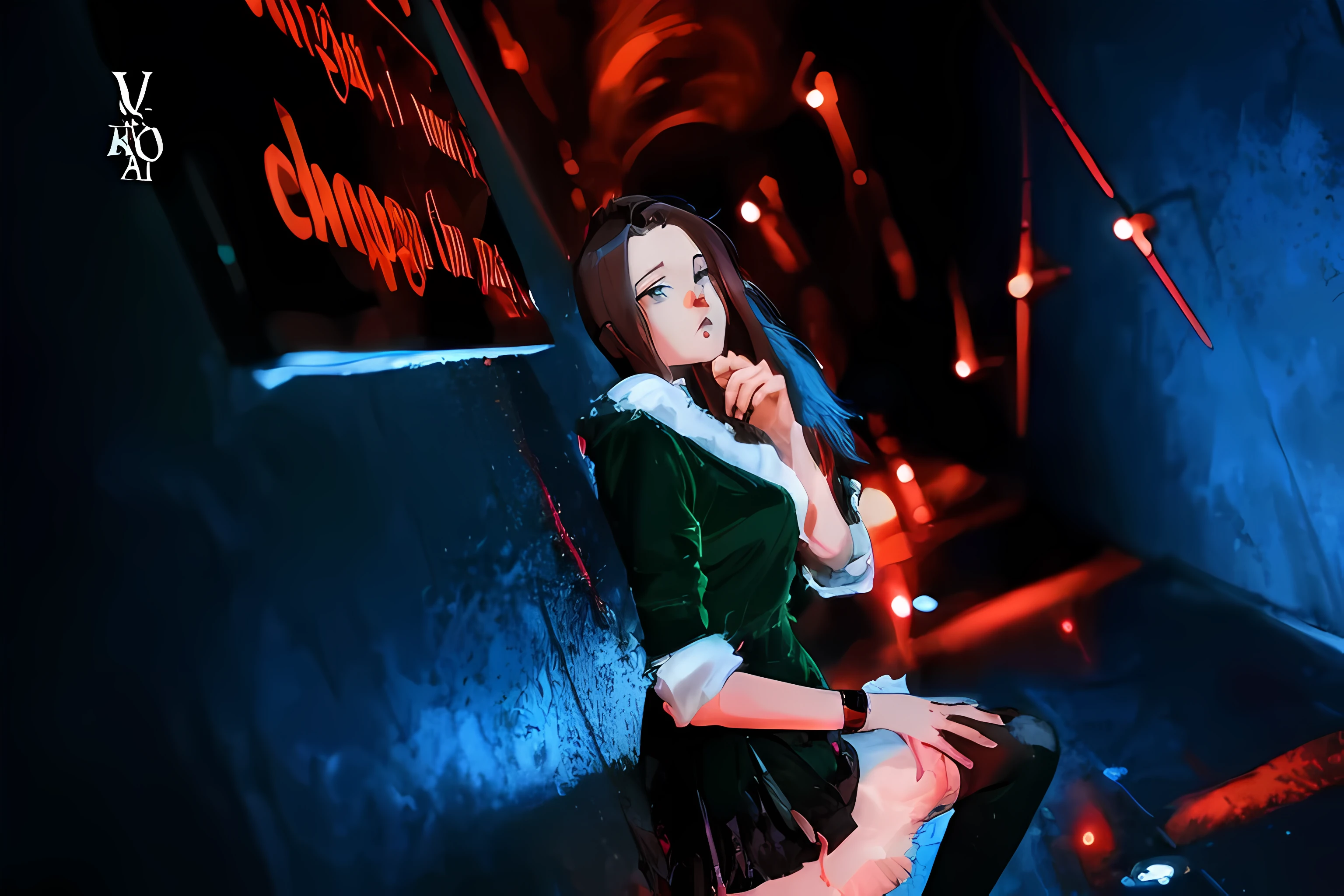 make this picture in anime style