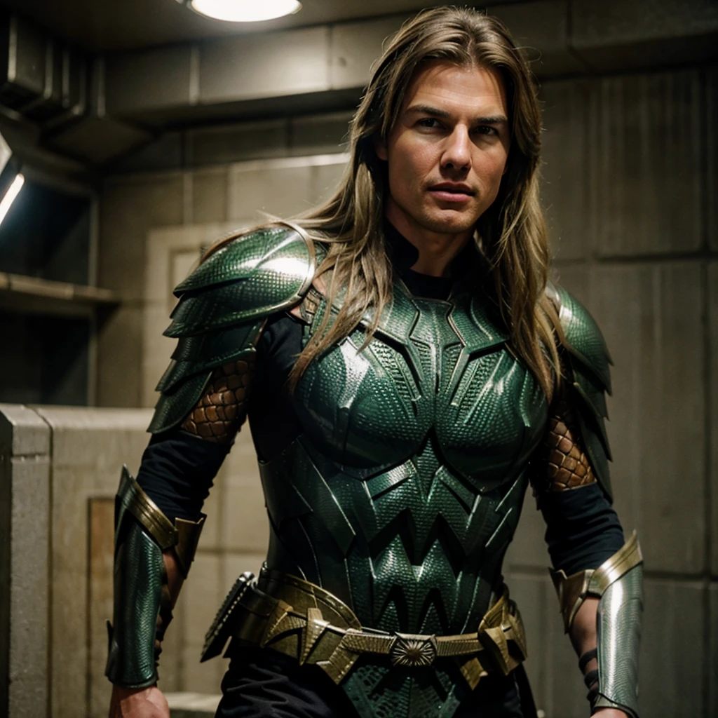 garoto de 16 anos usando traje estilo aquaman, ultra realistico, UHD