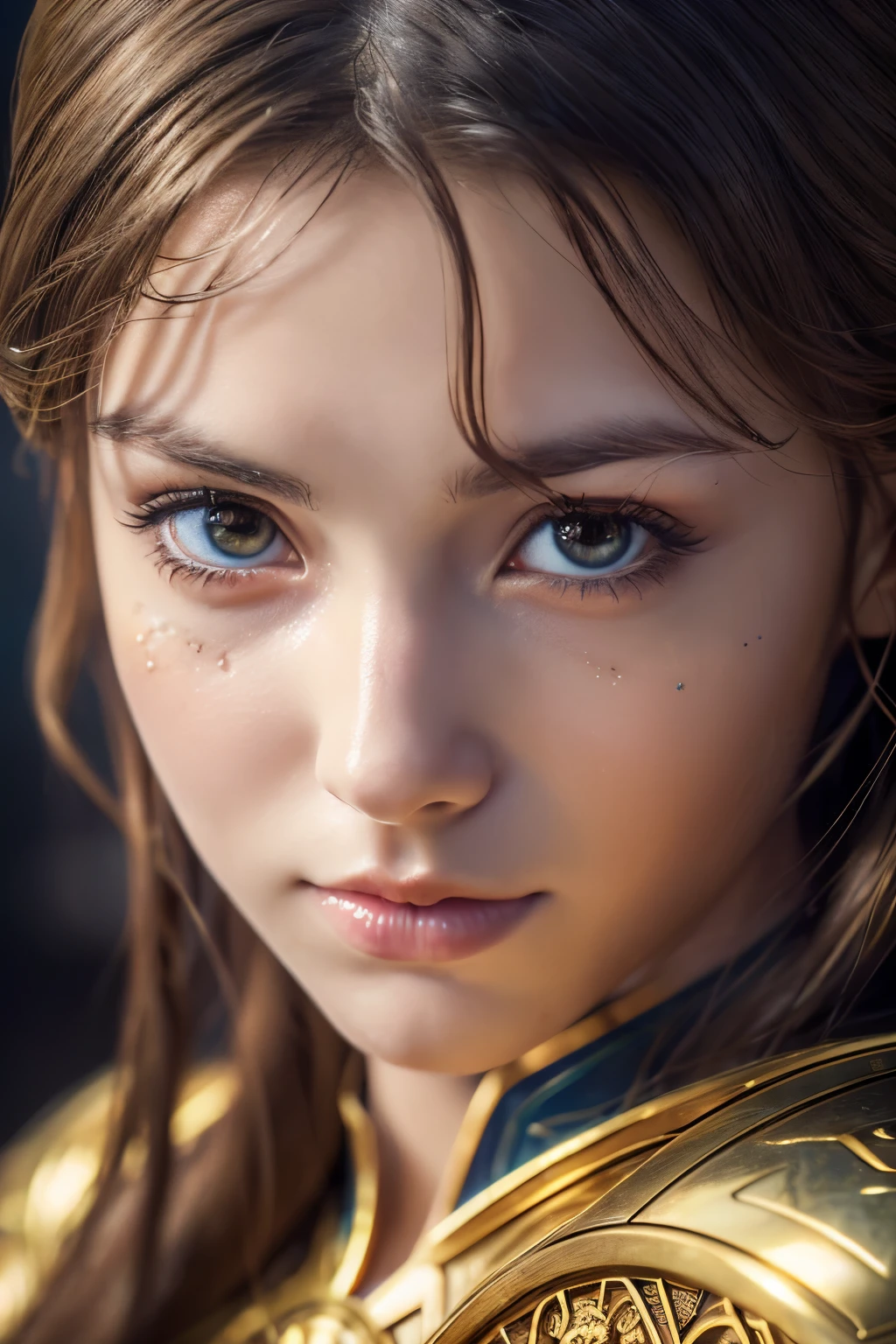 ((beautiful anime eyes with fine detail)), realistic skin, (intricate details), best lighting, depth field, ((ultra high resolution, high res)), {highres}, {{very fine 8KCG wallpapers}}, {{very precise detailed}}, ((((masterpiece))), Asgard, valkyrie, epic fantasy digital art,Norse mythology, metallic luster