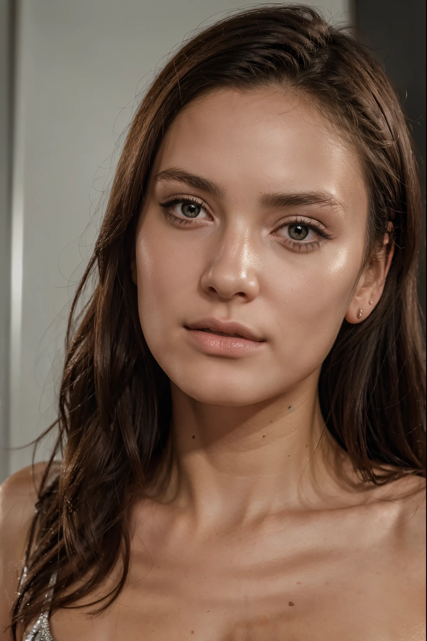 ((Meisterwerk)), best quality, extrem detailliertes Gesicht, Ultra high resolution, (photorealistisch:1.4), toll, fein detailliert, huge file size, Korrekte Belichtung, 1girl, slim body, 162cm height, (Komplizierte Details), Allein, Blick auf den Betrachter, perfekte Beleuchtung, realistisch, Lippen, Blush, shiny skin, helle Haut,
