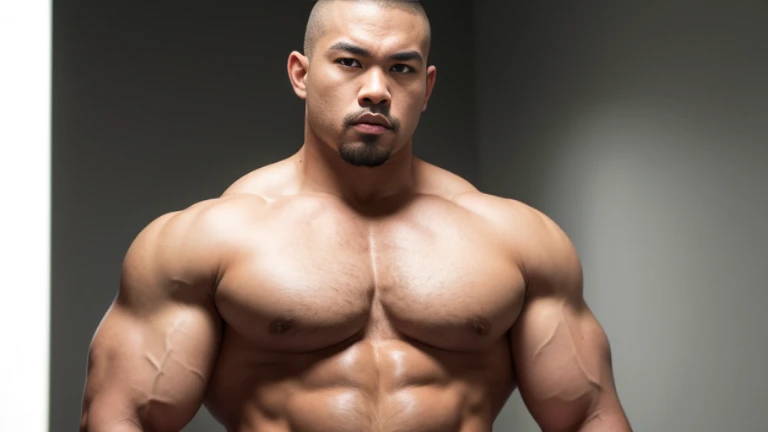 (Highly detailed 8K wallpaper), asian man, muscle worship, fold your arms, On the playground, baseball uniform, high detail, very short hair, skin head, Circular cut, very large and strong body, bulging muscles, muscular, very large pectoral muscles. Very sexy abs, legs are muscular, Toned figure, brightens oily skin, muscular, Tank top, T-shirt, long shot, wide shot