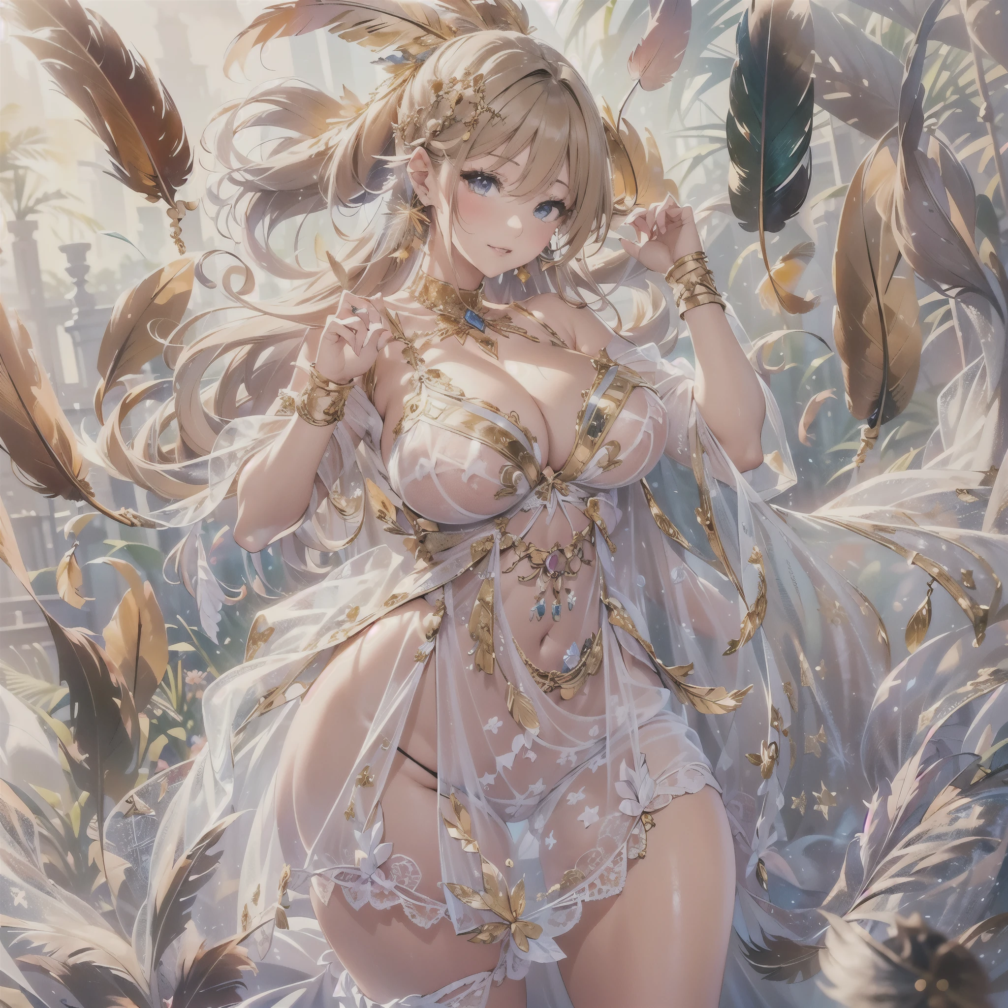 去最高のmasterpiece、beautiful美しさ, 3D two-dimensional, rich, blonde, skirt, stockings, high heels, poison、star、star、(Highly detailed CG Unity 8K wallpaper),(masterpiece), (最high quality), (Super detailed), (best work),(best shadow), (sharp eyeliner, eye shadow, fine eye:1.1), (超High resolution,realistic,最high quality,realistic),(8K,RAW photo,最high quality,マstarプル),mature woman、sensual curves、huge breasts、thighs、bubble、お尻のmasterpiece, 最high quality, Super detailed, full body shot, mature woman, beautiful mature woman, nightgown and underwear, enchanting smile, thick lips, Chubby lips, blush, looking at the viewer, provocative expression, beautiful髪型, cleavage, Plump、curvy hips、attractive face、sexy lingerie、an inviting gaze、Expression of emotions、Lewd underwear、(((erotic see-through lingerie set)))、Standing position、gorgeous accessories 、big breastsの女性, bare shoulders, golden hair, colored feather, metal ornaments, colored flowers, particle, light, (masterpiece, 最high quality, 最high quality, official art, beautiful and aesthetic:1.2), (1 girl:1.3), very detailed,(fractal art:1.1),(colorful:1.1)、(flowers:1.3),most detailed,(zentangle:1.2), (dynamic pose), (abstract background:1.3), (shiny skin), (lots of colors :1.4), ,(earrings:1.4), (feather:1.4),masterpiece, 最high quality, Super detailed, 30~40 years, full body shot, beautiful 、various hairstyles,gold headband,plump breasts,beautiful butt,greek clothing,Tulle covers the breasts,perfectly proportioned, detailed clothing details,marble,god statue,cinematic lighting, film grain, 8K, masterpiece, Super detailed, high detail, high quality, High resolution,(((NSFW:1.2)))、exposed chest、Openwork decoration,(((see through dress)))、(((解剖学的に正しいbody))) , 最high quality, Super detailed, (((Lewd underwear)))、raise your butt, from below, (((R-18)))、Hakari、thighs, big breasts, Are standing, cowboy shot, blush, (((1 girl))), (masterpiece:1.3), (High resolution), (8K), (very detailed), perfect face, Nice eye and face, (((最high quality))), (Super detailed), detailed face and eye, (alone), High resolution、beautifuleye,(((sexy pose)))、(((整ったbig breasts)))、((beautiful eye))、luxury、(((超High resolution)))、(((detailed description)))、(((ぽっちゃりbody型)))、(((解剖学的構造に一致したbodyの部位)))、beautiful長いまつ毛、バランスのとれたbody型,2 feet、Just the right size for your legs and arms、Fishnet tights、glamorous、(((Clear white and black eye)))、lipstick、Sparkling、(Undistorted face, eye, body)、jewelry、gem、(長くカールしたbeautifulまつ毛)、(((バランス良いbeautiful胸)))、(transparent, Exquisite skin:1.2)、(((完璧なglamorousボディー)))、actress face、Super beautiful、cute smile、Healing beauty、Flower shower、完璧なeye、realistic depiction、super sexy、shiny、glamorous、double eyelids、Good dark compensate、compensate、ぼやけていないeye