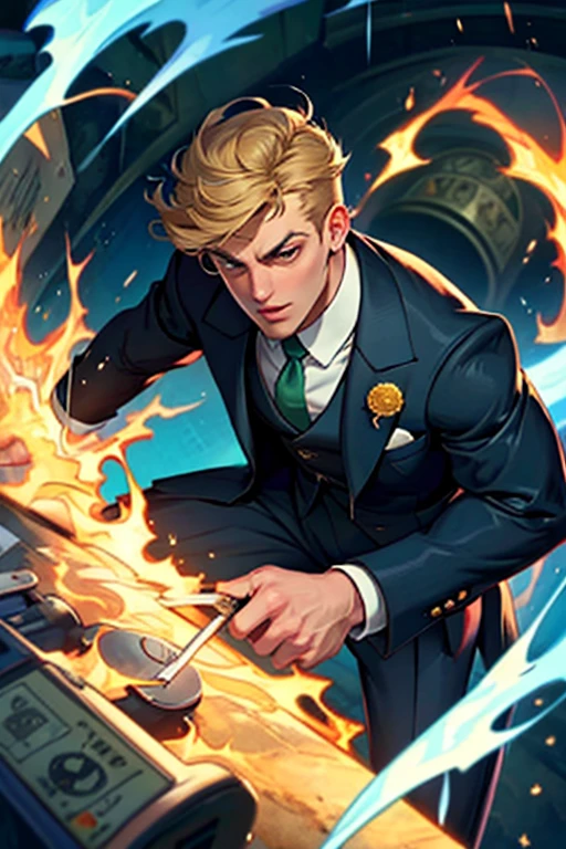 tha flash as a Peaky blinder