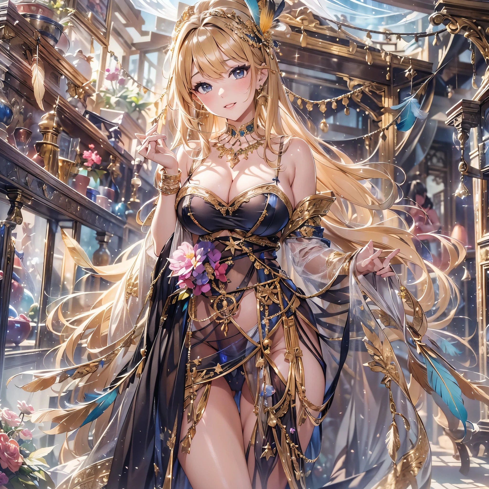 去最高のmasterpiece、beautiful美しさ, 3D two-dimensional, rich, blonde, skirt, stockings, high heels, poison、star、star、(Highly detailed CG Unity 8K wallpaper),(masterpiece), (最high quality), (Super detailed), (best work),(best shadow), (sharp eyeliner, eye shadow, fine eye:1.1), (超High resolution,realistic,最high quality,realistic),(8K,RAW photo,最high quality,マstarプル),mature woman、sensual curves、huge breasts、thighs、bubble、お尻のmasterpiece, 最high quality, Super detailed, full body shot, mature woman, beautiful mature woman, nightgown and underwear, enchanting smile, thick lips, Chubby lips, blush, looking at the viewer, provocative expression, beautiful髪型, cleavage, Plump、curvy hips、attractive face、sexy lingerie、an inviting gaze、Expression of emotions、Lewd underwear、(((erotic see-through lingerie set)))、Standing position、gorgeous accessories 、big breastsの女性, bare shoulders, golden hair, colored feather, metal ornaments, colored flowers, particle, light, (masterpiece, 最high quality, 最high quality, official art, beautiful and aesthetic:1.2), (1 girl:1.3), very detailed,(fractal art:1.1),(colorful:1.1)、(flowers:1.3),most detailed,(zentangle:1.2), (dynamic pose), (abstract background:1.3), (shiny skin), (lots of colors :1.4), ,(earrings:1.4), (feather:1.4),masterpiece, 最high quality, Super detailed, 30~40 years, full body shot, beautiful 、various hairstyles,gold headband,plump breasts,beautiful butt,greek clothing,Tulle covers the breasts,perfectly proportioned, detailed clothing details,marble,god statue,cinematic lighting, film grain, 8K, masterpiece, Super detailed, high detail, high quality, High resolution,(((NSFW:1.2)))、exposed chest、Openwork decoration,(((see through dress)))、(((解剖学的に正しいbody))) , 最high quality, Super detailed, (((Lewd underwear)))、raise your butt, from below, (((R-18)))、Hakari、thighs, big breasts, Are standing, cowboy shot, blush, (((1 girl))), (masterpiece:1.3), (High resolution), (8K), (very detailed), perfect face, Nice eye and face, (((最high quality))), (Super detailed), detailed face and eye, (alone), High resolution、beautifuleye,(((sexy pose)))、(((整ったbig breasts)))、((beautiful eye))、luxury、(((超High resolution)))、(((detailed description)))、(((ぽっちゃりbody型)))、(((解剖学的構造に一致したbodyの部位)))、beautiful長いまつ毛、バランスのとれたbody型,2 feet、Just the right size for your legs and arms、Fishnet tights、glamorous、(((Clear white and black eye)))、lipstick、Sparkling、(Undistorted face, eye, body)、jewelry、gem、(長くカールしたbeautifulまつ毛)、(((バランス良いbeautiful胸)))、(transparent, Exquisite skin:1.2)、(((完璧なglamorousボディー)))、actress face、Super beautiful、cute smile、Healing beauty、Flower shower、完璧なeye、realistic depiction、super sexy、shiny、glamorous、double eyelids、Good dark compensate、compensate、ぼやけていないeye