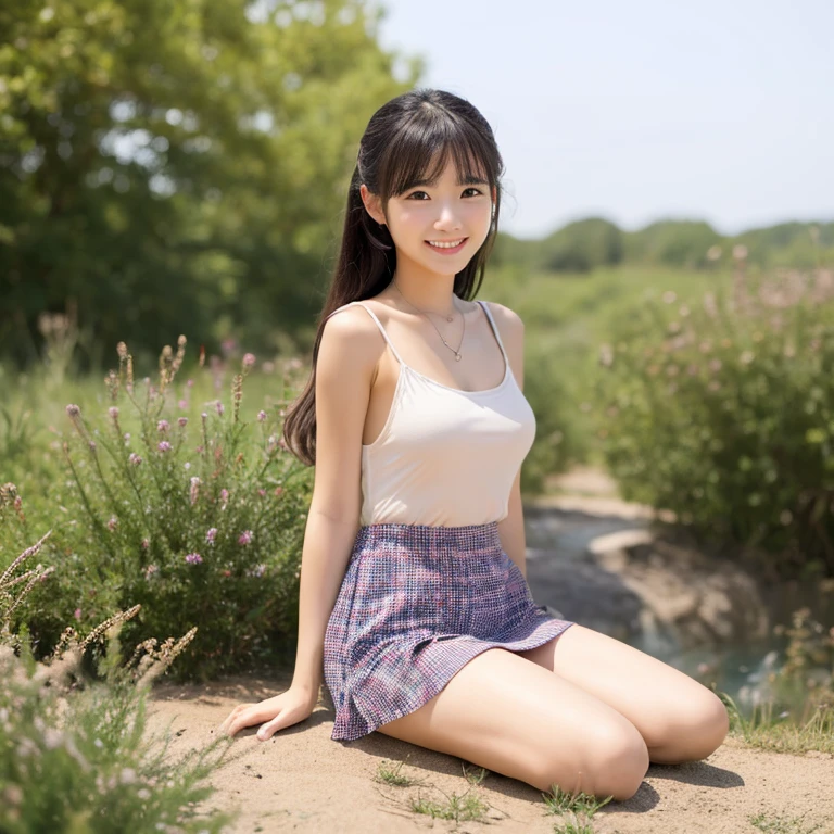 body,feet,全body像,whole body,cute japanese girl,innocent face,transparency,young face,innocent face,naked,mini skirt,smile