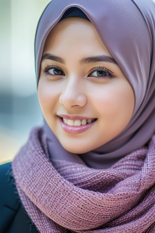 ((Masterpiece, ultra detailed, best quality, HDR, UHD, Sharp focus, hyper realistic, photorealistic, like a photo, RAW Photo))1 girl, soft smile,abaya, malaysia government workers, viewing audience from her desktop, close up, hijab, jilbab, scarf, 30 yo