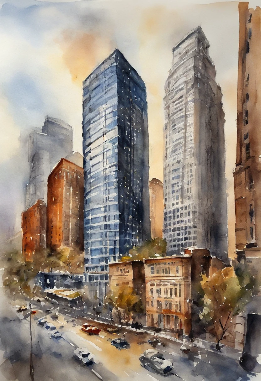 "Professional real estate lawyer, providing top-notch legal services for your property needs, hyper realistic, skyscrappers,trust"