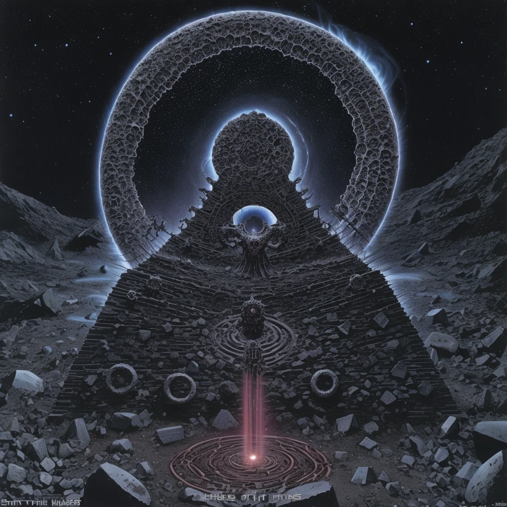 Grave of the cosmos, spiral of dead stars, deathmetal