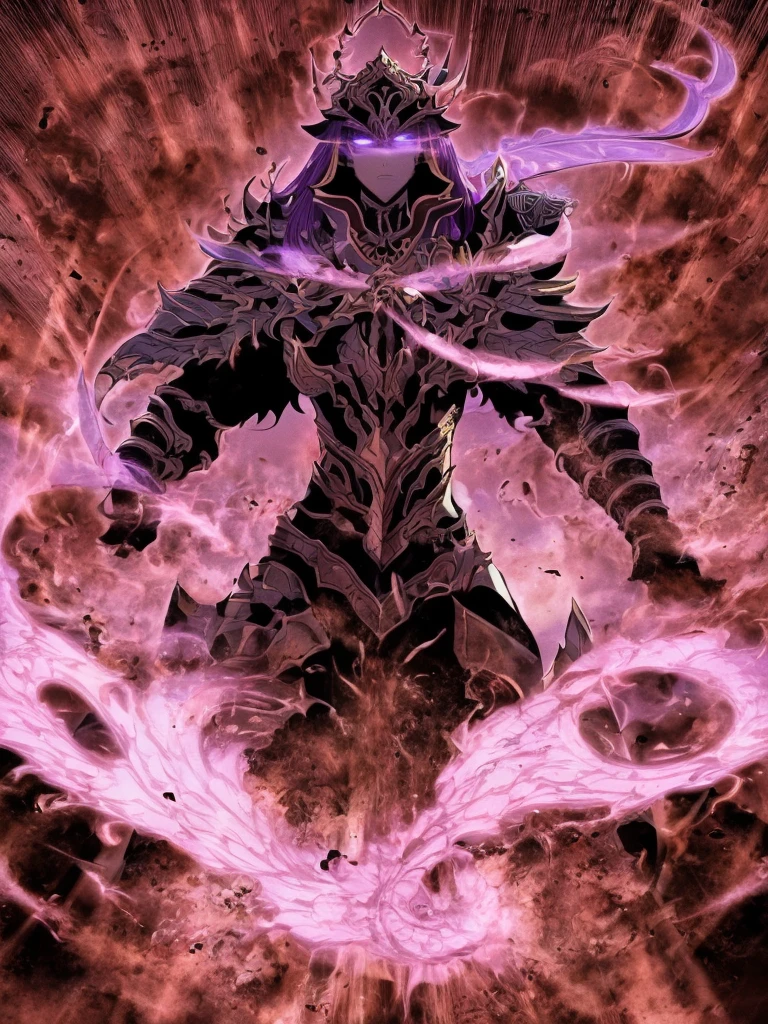 ultra HD 8k, a powerful warrior alone in a dark fantasy setting, holding a glowing sword, surrounded by intense magic and ethereal light, with a menacing aura and a determined expression, creating an intense atmosphere of danger and suspense, painted in a realistic style with high resolution details, vibrant colors, and striking contrasts, reminiscent of epic fantasy games and novels.