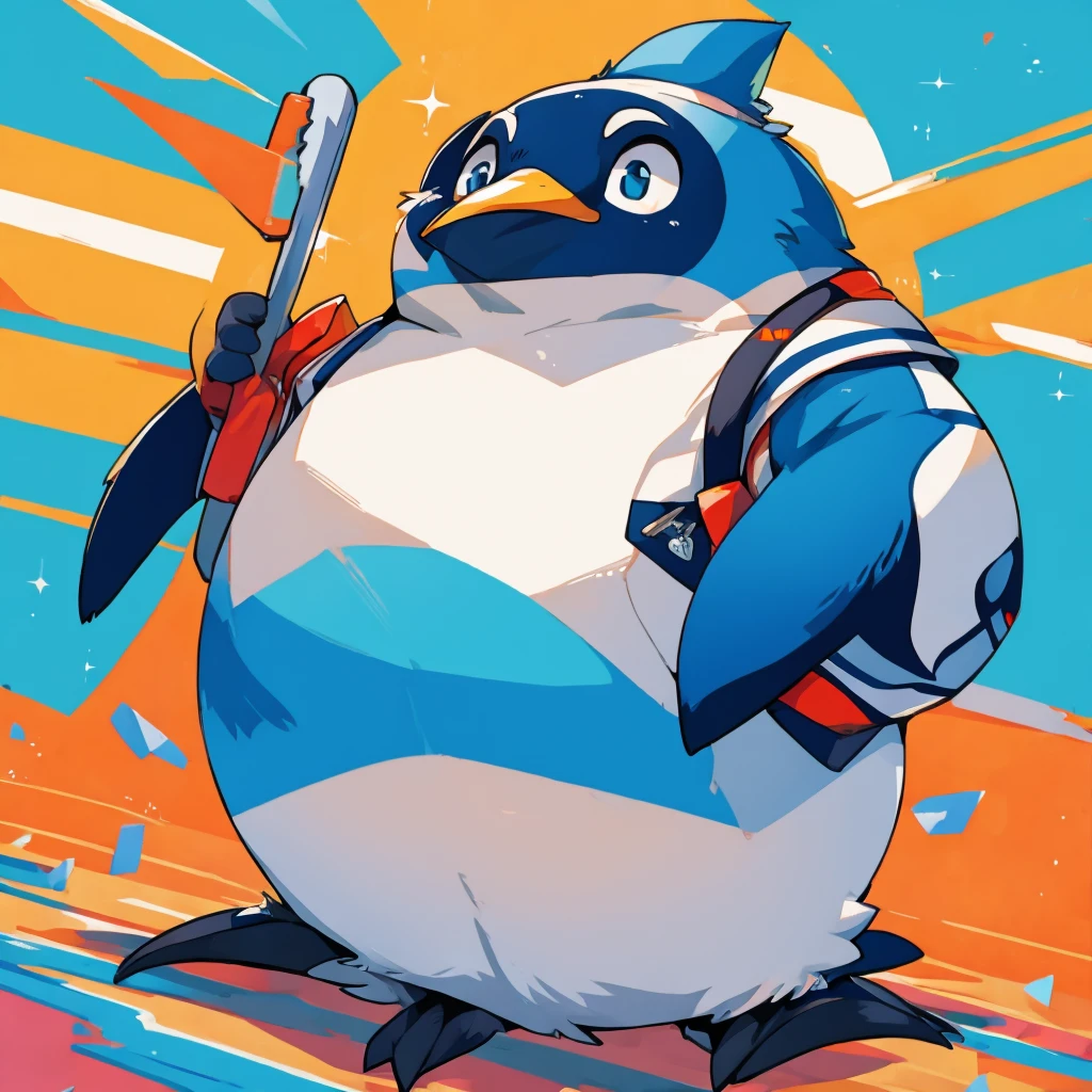 cool penguin、 1animal