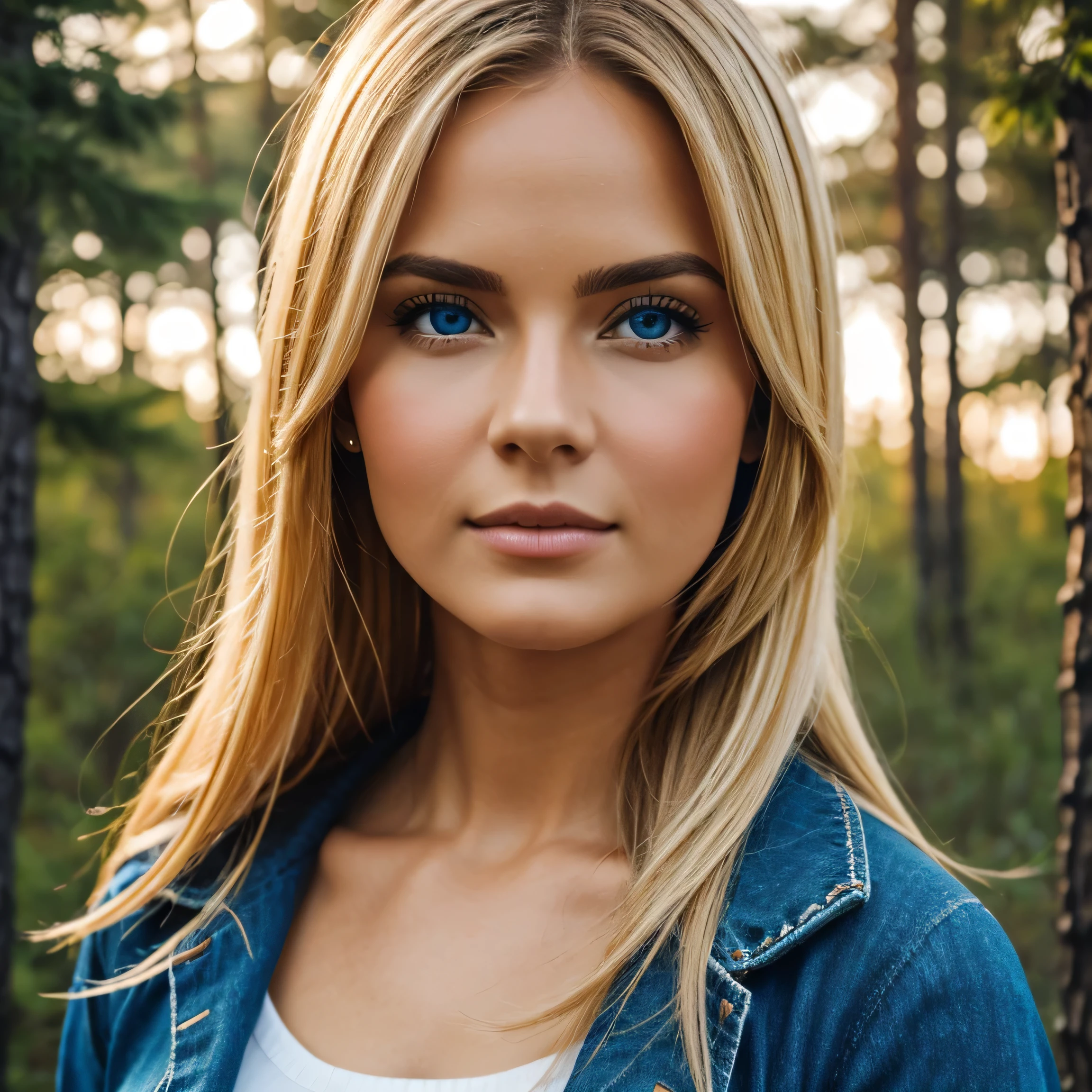 cuerpo completo, Girl dressed in mountain clothing. Color de cabello rubio con una cara linda., ojos azules perfectos. Body size B. High Definition Quality, 8k, mujer joven, 26 years old. obra maestra, foto realista, detalles intrincados, foto cruda, ultra detallado