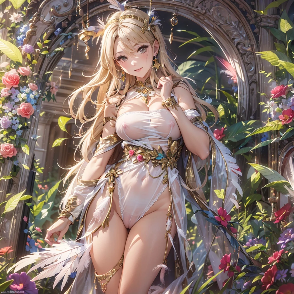 去最高のmasterpiece、beautiful美しさ, 3D two-dimensional, rich, blonde, skirt, stockings, high heels, poison、star、star、(Highly detailed CG Unity 8K wallpaper),(masterpiece), (最high quality), (Super detailed), (best work),(best shadow), (sharp eyeliner, eye shadow, fine eye:1.1), (超High resolution,realistic,最high quality,realistic),(8K,RAW photo,最high quality,マstarプル),mature woman、sensual curves、huge breasts、thighs、bubble、お尻のmasterpiece, 最high quality, Super detailed, full body shot, mature woman, beautiful mature woman, nightgown and underwear, enchanting smile, thick lips, Chubby lips, blush, looking at the viewer, provocative expression, beautiful髪型, cleavage, Plump、curvy hips、attractive face、sexy lingerie、an inviting gaze、Expression of emotions、Lewd underwear、(((erotic see-through lingerie set)))、Standing position、gorgeous accessories 、big breastsの女性, bare shoulders, golden hair, colored feather, metal ornaments, colored flowers, particle, light, (masterpiece, 最high quality, 最high quality, official art, beautiful and aesthetic:1.2), (1 girl:1.3), very detailed,(fractal art:1.1),(colorful:1.1)、(flowers:1.3),most detailed,(zentangle:1.2), (dynamic pose), (abstract background:1.3), (shiny skin), (lots of colors :1.4), ,(earrings:1.4), (feather:1.4),masterpiece, 最high quality, Super detailed, 30~40 years, full body shot, beautiful 、various hairstyles,gold headband,plump breasts,beautiful butt,greek clothing,Tulle covers the breasts,perfectly proportioned, detailed clothing details,marble,god statue,cinematic lighting, film grain, 8K, masterpiece, Super detailed, high detail, high quality, High resolution,(((NSFW:1.2)))、exposed chest、Openwork decoration,(((see through dress)))、(((解剖学的に正しいbody))) , 最high quality, Super detailed, (((Lewd underwear)))、raise your butt, from below, (((R-18)))、Hakari、thighs, big breasts, Are standing, cowboy shot, blush, (((1 girl))), (masterpiece:1.3), (High resolution), (8K), (very detailed), perfect face, Nice eye and face, (((最high quality))), (Super detailed), detailed face and eye, (alone), High resolution、beautifuleye,(((sexy pose)))、(((整ったbig breasts)))、((beautiful eye))、luxury、(((超High resolution)))、(((detailed description)))、(((ぽっちゃりbody型)))、(((解剖学的構造に一致したbodyの部位)))、beautiful長いまつ毛、バランスのとれたbody型,2 feet、Just the right size for your legs and arms、Fishnet tights、glamorous、(((Clear white and black eye)))、lipstick、Sparkling、(Undistorted face, eye, body)、jewelry、gem、(長くカールしたbeautifulまつ毛)、(((バランス良いbeautiful胸)))、(transparent, Exquisite skin:1.2)、(((完璧なglamorousボディー)))、actress face、Super beautiful、cute smile、Healing beauty、Flower shower、完璧なeye、realistic depiction、super sexy、shiny、glamorous、double eyelids、Good dark compensate、compensate、ぼやけていないeye