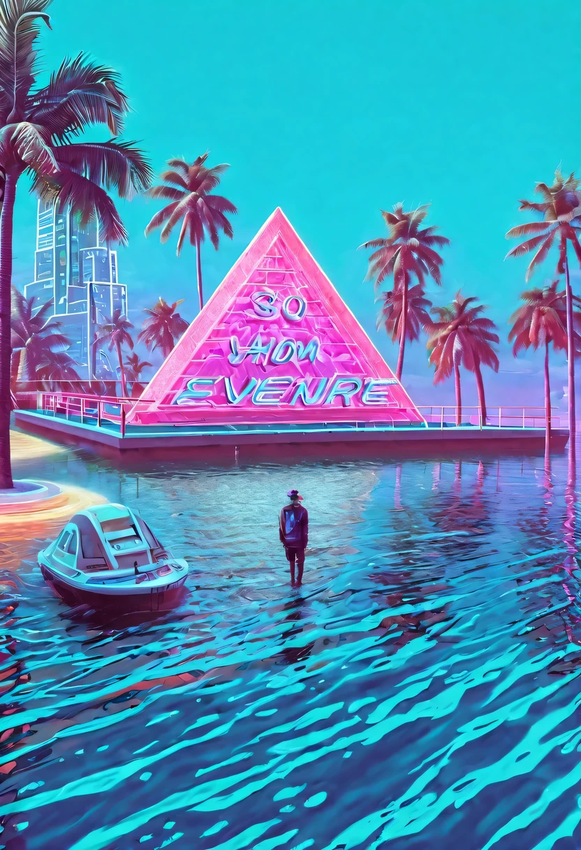 vaporwave头部和身体分开, David sculpture interior, double contact, 商品ocean报,cyberpunk city in background, Ink punk, Colorful neon lights，futuristic city, English title，fantasy, matrix, desert, ocean, pyramid,Screen close-up,coconut tree, 24th century,Strong psychedelic colors and retro-future decadence,distressed and stylized, illusory、Collage、No order，dystopian、Lo-Fi、sample fusion jazigital、chiptune、Fault art、futuristic、High quality、dematerialized art、retro tech、Surrealism,vaporwave nostalgia, very vaporwave, maximalist vaporwave, vaporwave, vaporwave!, vaporwave aesthetics, cyberpunk vaporwave, 90s aesthetic, vaporwave art, 90s aesthetic, 90's aesthetic, hip hop vaporwave, vaporwave aesthetic, vaporwave cartoon,