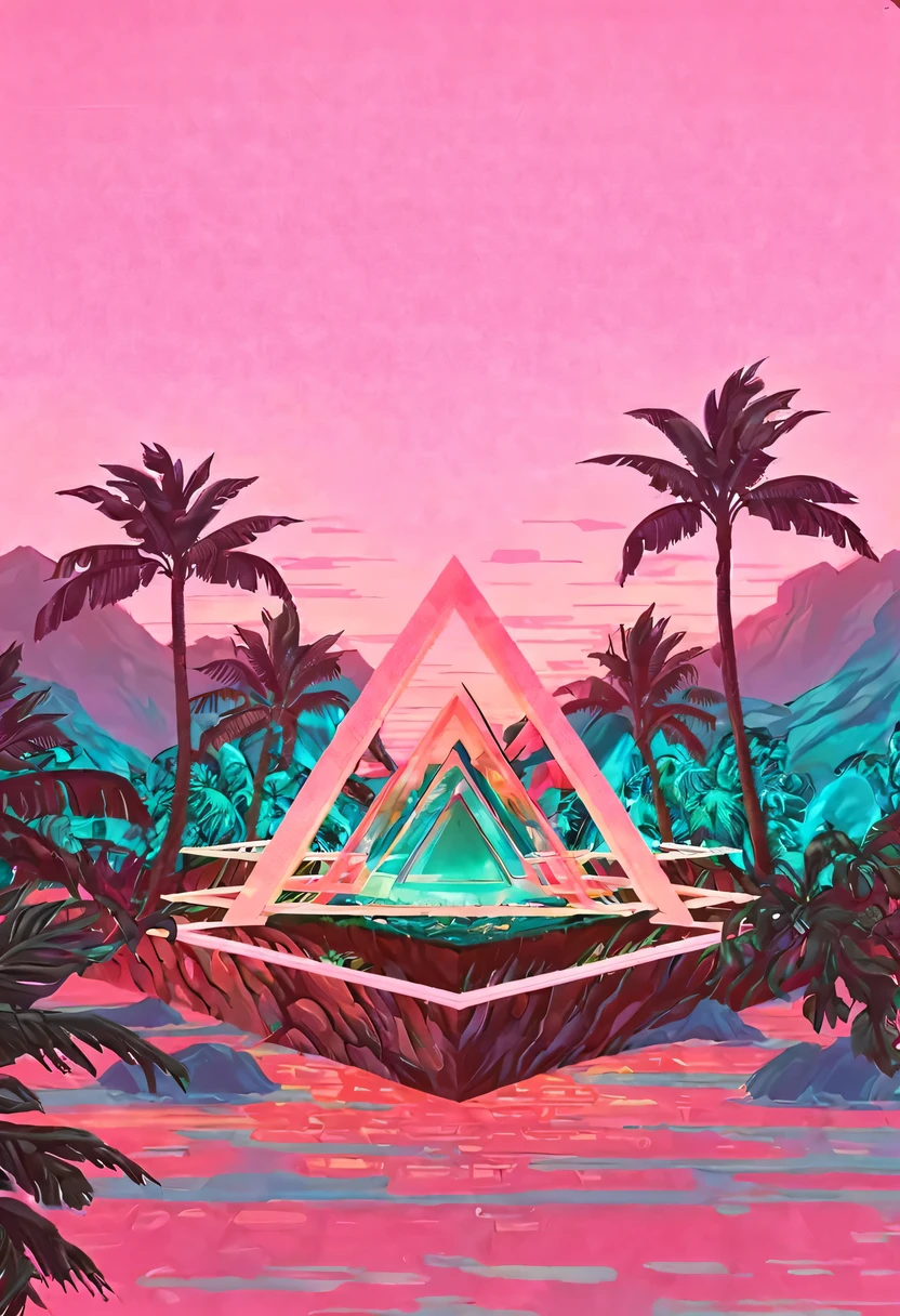 vaporwave头部和身体分开, David sculpture interior, double contact, 商品ocean报,cyberpunk city in background, Ink punk, Colorful neon lights，futuristic city, English title，fantasy, matrix, desert, ocean, pyramid,Screen close-up,coconut tree, 24th century,Strong psychedelic colors and retro-future decadence,distressed and stylized, illusory、Collage、No order，dystopian、Lo-Fi、sample fusion jazigital、chiptune、Fault art、futuristic、High quality、dematerialized art、retro tech、Surrealism,vaporwave nostalgia, very vaporwave, maximalist vaporwave, vaporwave, vaporwave!, vaporwave aesthetics, cyberpunk vaporwave, 90s aesthetic, vaporwave art, 90s aesthetic, 90's aesthetic, hip hop vaporwave, vaporwave aesthetic, vaporwave cartoon,