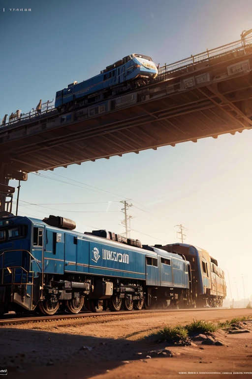 There's a train parked in the dirt, 8K high-detail concept art, Highly realistic concept art, Star Citizen Concept Art, Star Citizen Digital Art, Surreal concept art, concept art-h 0, Art style of Philip Hodas, 4k concept art, 4K concept art, 3D Octane rendering concept illustration