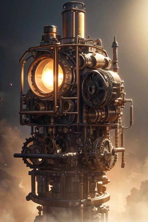 (best quality, 4K, 8K, highres, masterpiece:1.2), ultra-detailed, (realistic, photorealistic, photo-realistic:1.37), a very ancient steam engine covered in rust, a rusty steam engine indicating time has passed, (texture designer rendered), (3D rendered steampunk), redesigned, rendered in Arnold engine, rendered using octane engine, rendered in Maya engine, physically-based rendering, mechanical modified engine, a hybrid engine incorporating both steam and combustion, winner of Bentley Countach rendering challenge, cyclic rendering engine, Frostbite 3 engine rendering, (8K HDR rendered with octane engine), steampunk aesthetics, gears and cogs working in harmony, intricate metallic details, subtle reflections and shadows, vintage color palette, warm and muted tones, soft and diffused lighting effects.
