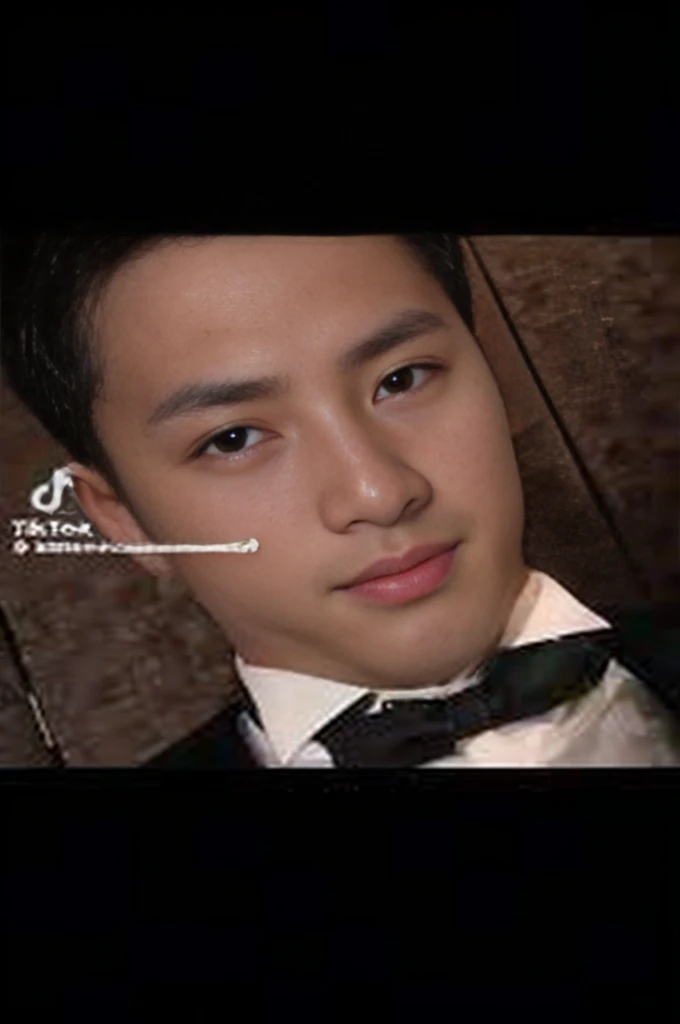 arafed man in tuxedo and bow tie looking at camera, Giga Chad pleure, brillant de pluie, Beau menton de Chad, sourire ironique, vraiment beau visage!!, beautiful, pale adorable korean face, acteur, South Korean man, message rk, Notable scene of the film, jia, SFW, Daoshi, Ruan Jia magnifique!